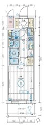 エステムコート広島横川本通りの物件間取画像